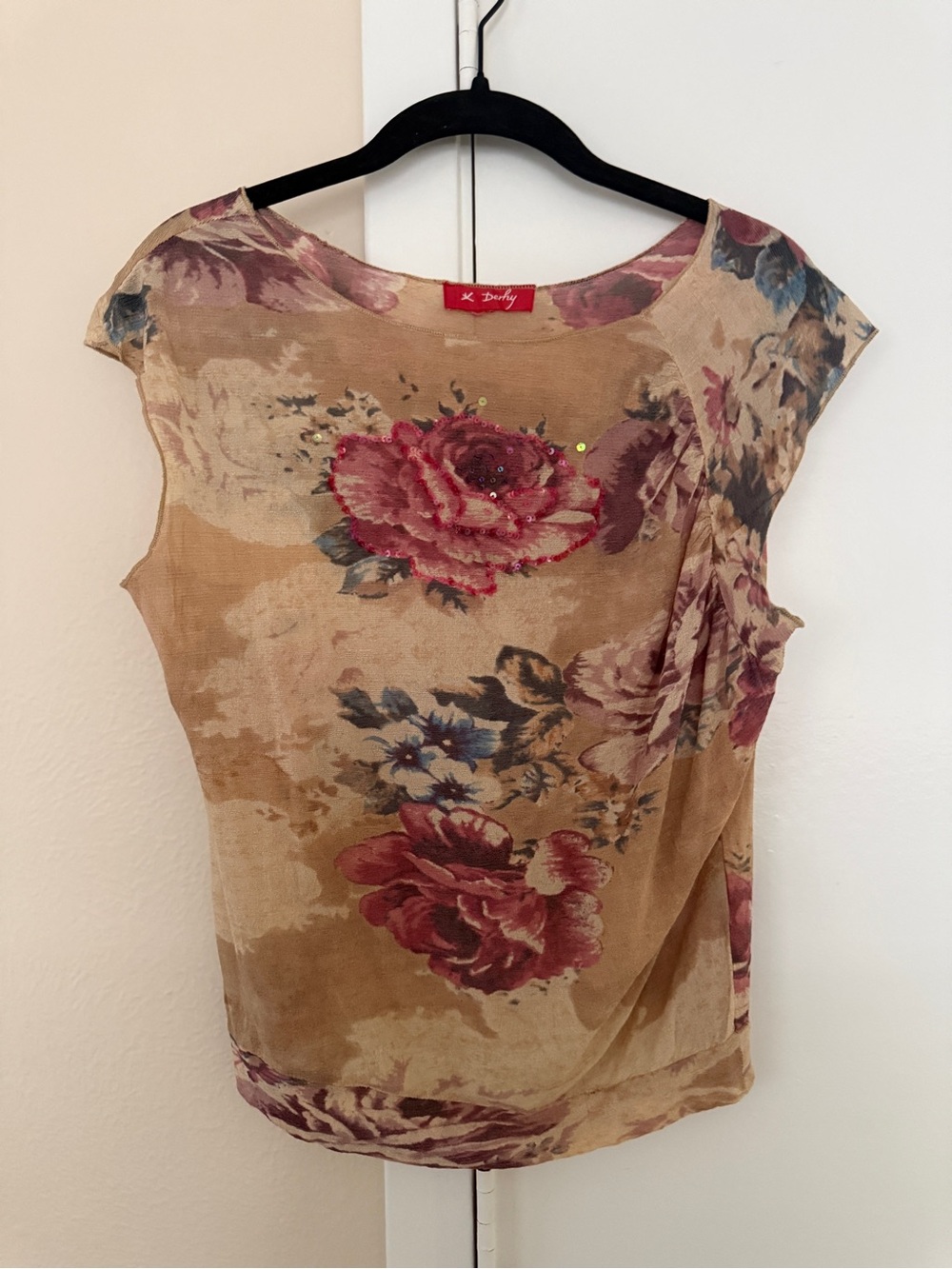 Rene Derhy Top with Sequins